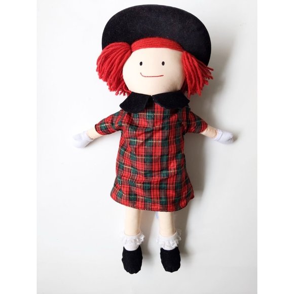 Vintage 1990 Madeline Plush Doll 20 Inches - Picture 1 of 5